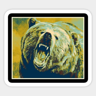 Bear Roar Pop 1 Sticker